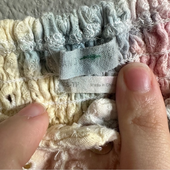 Urban Outfitters Tie Dye Puff Sleeve Crop Top XS - Picture 4 of 12